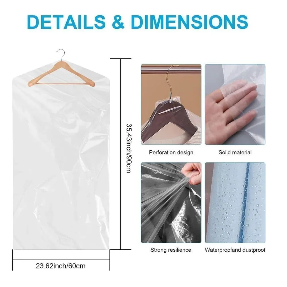 Clear Garment Bags for Home Storage